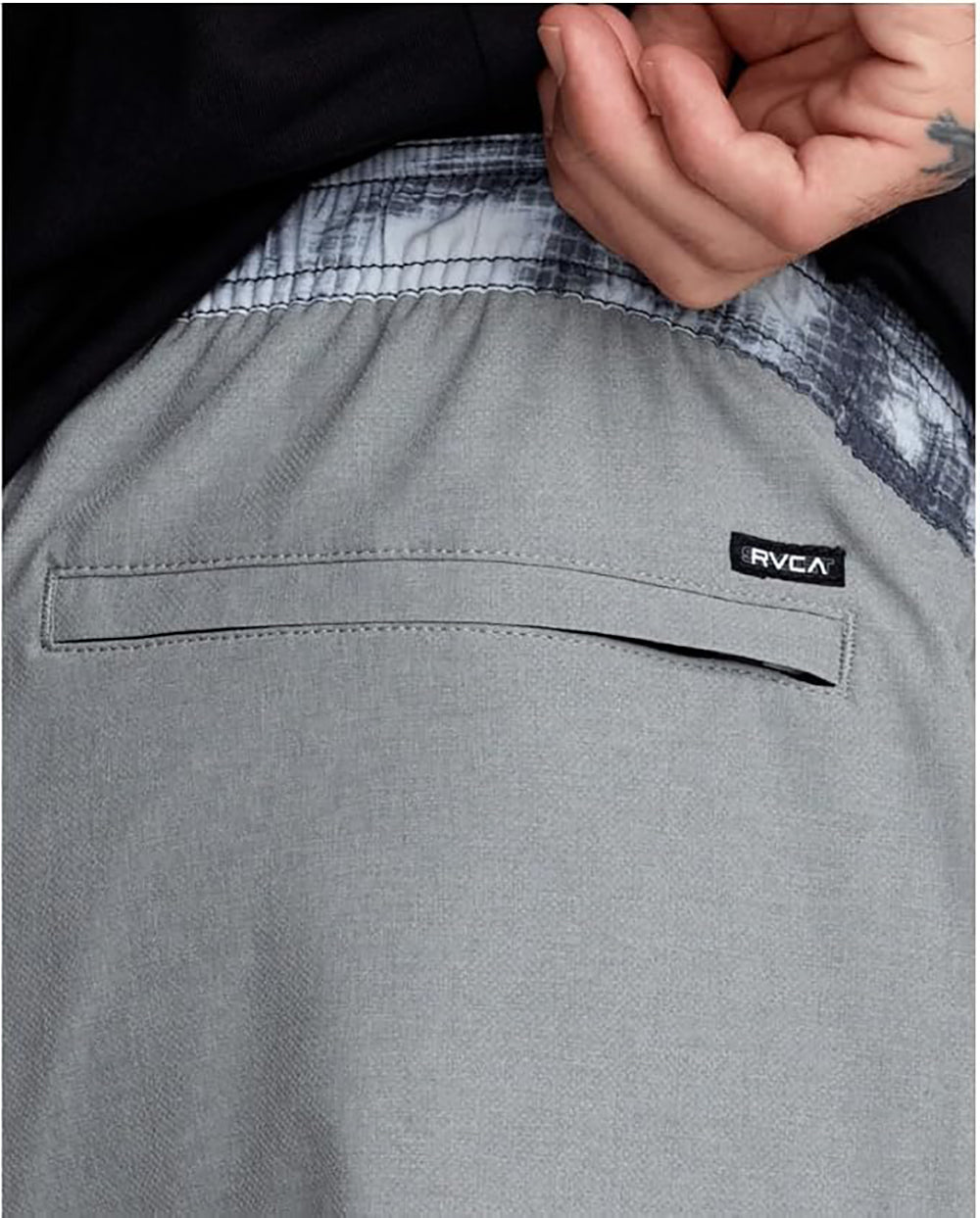 RVCA YOGGER STRETCH CONTRAST 17 Heather Grey 1 S