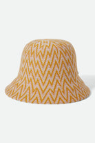 Brixton LISBOA KNIT PACKABLE BUCKET HA - MULTI COLOR ZIGZAG - 100% COTTON Hat Multi Color Zigzag XS/S