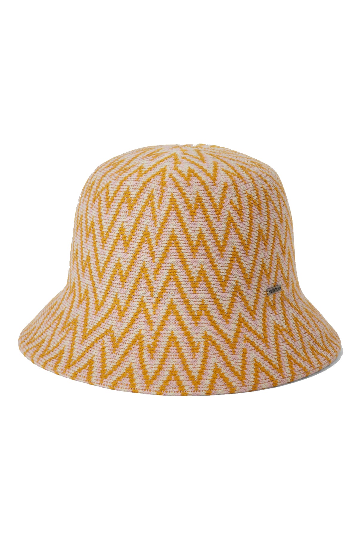 Brixton LISBOA KNIT PACKABLE BUCKET HA - MULTI COLOR ZIGZAG - 100% COTTON Hat Multi Color Zigzag XS/S