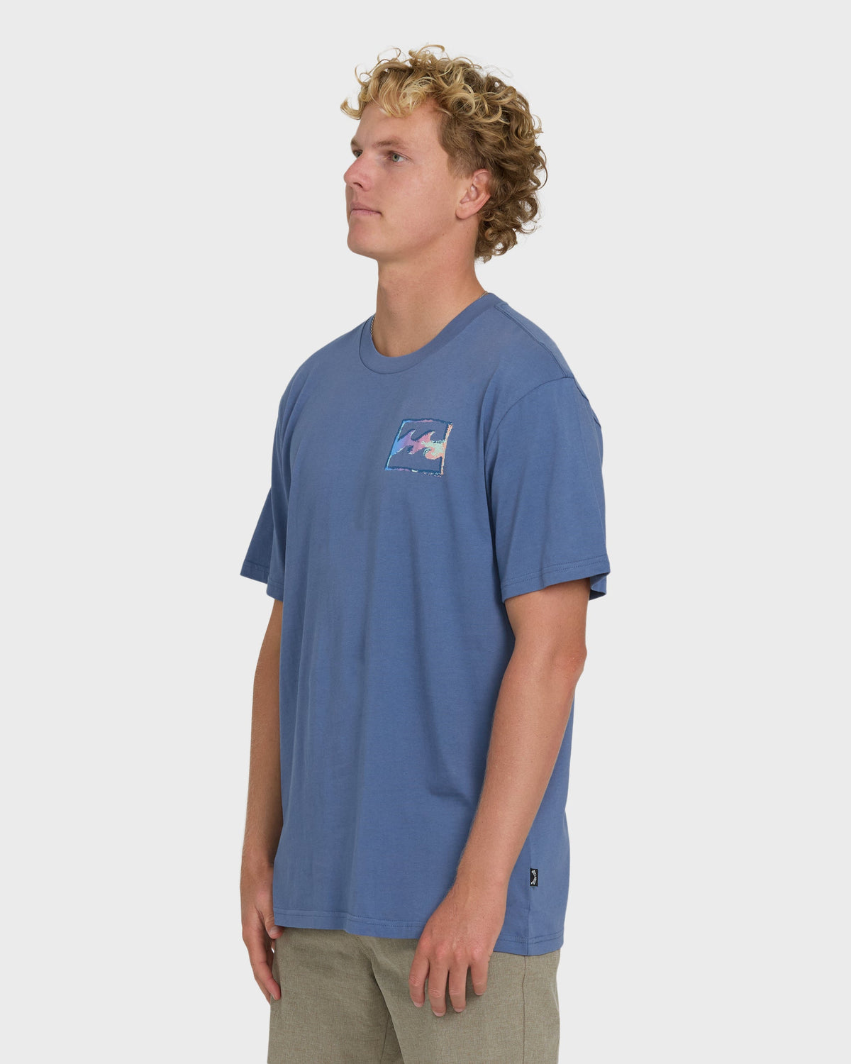 Billabong Crayon Wave Premium SS Tee Blue Horizon M