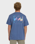 Billabong Crayon Wave Premium SS Tee Blue Horizon L