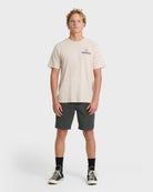 Billabong SINGLE FIN PREMIUM SS Shirt Oatmeal M