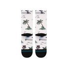 Stance Kool Katz Surf Crew Socks White Traditional OS