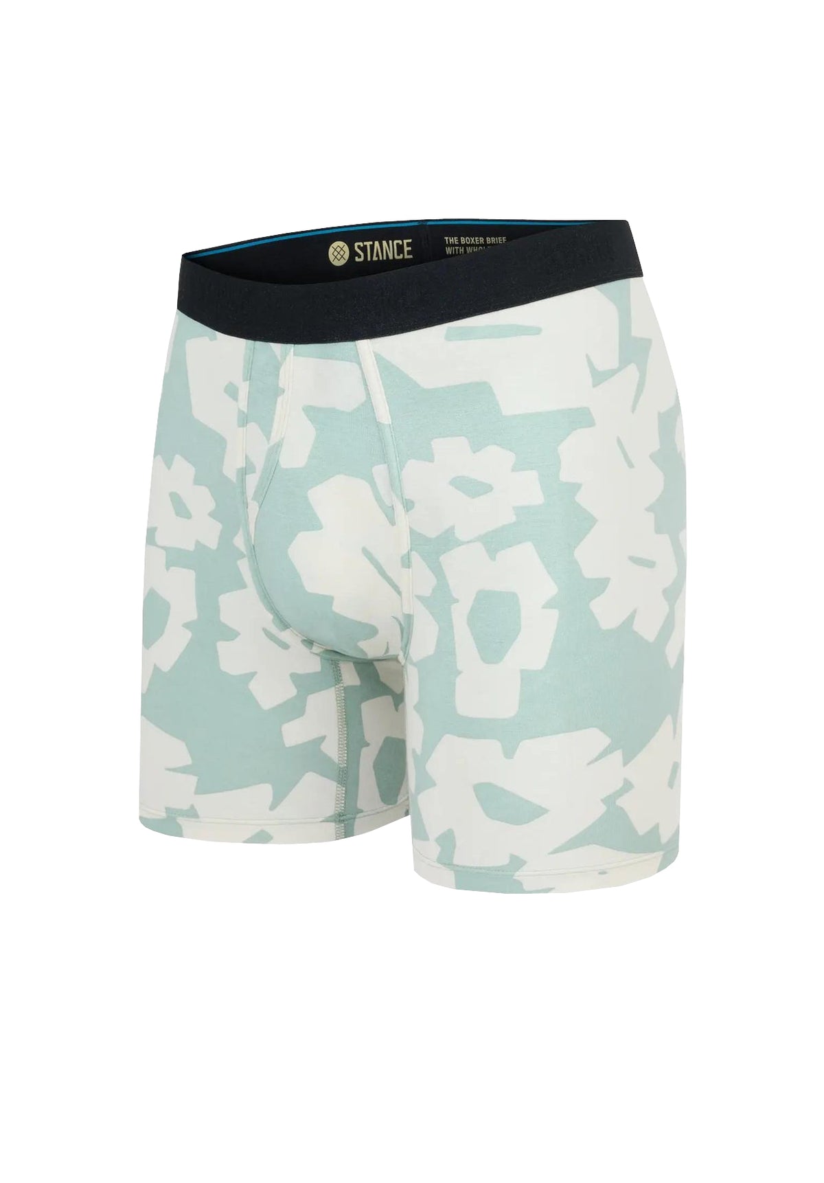 Stance Paper Floral Wholster Boxer Brief GREEN L