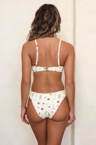 Dippin Daisy's  Zen Knotted Triangle Bikini Top Pina Colada M