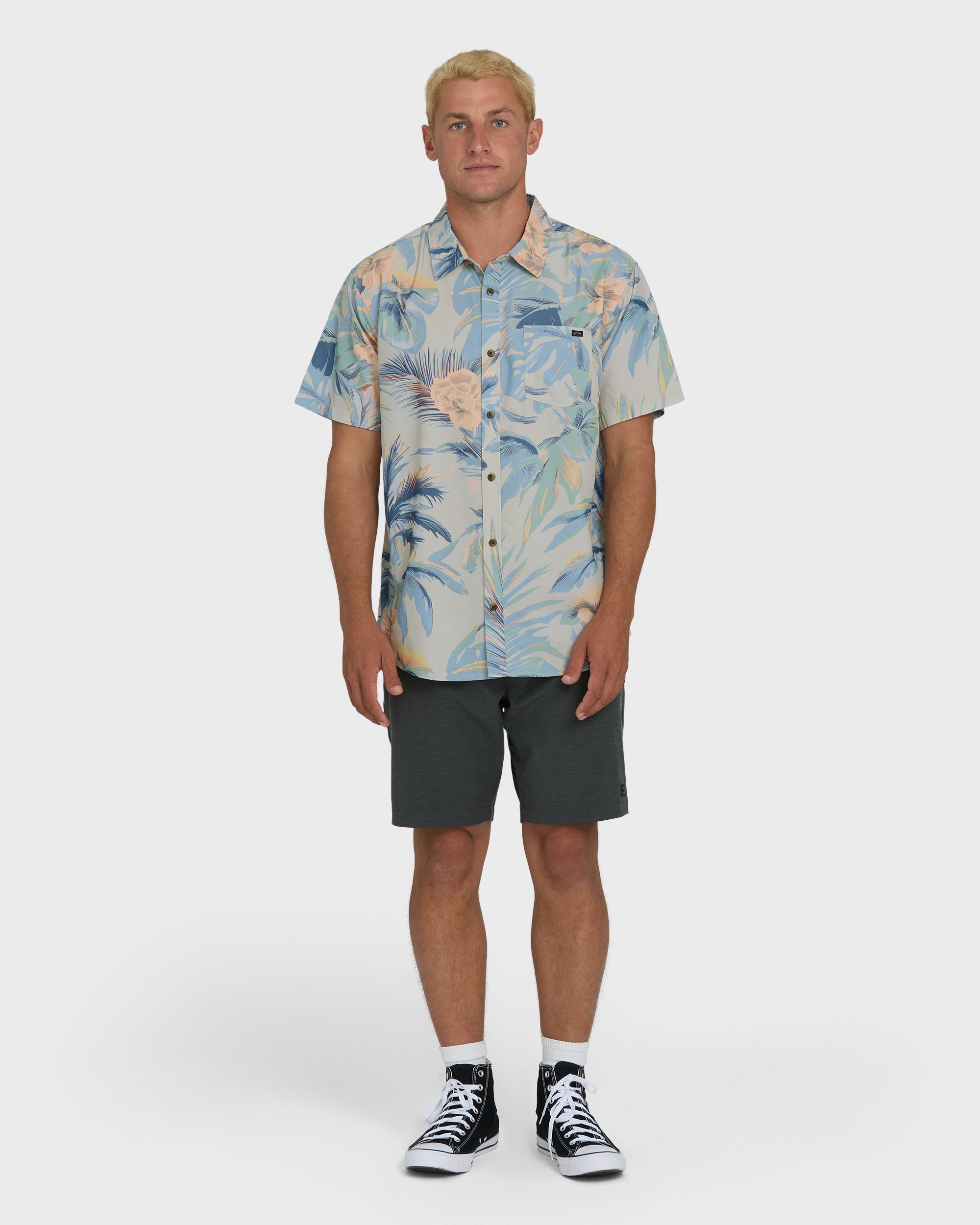 Billabong Sundays SS  Blue Horizon XXL