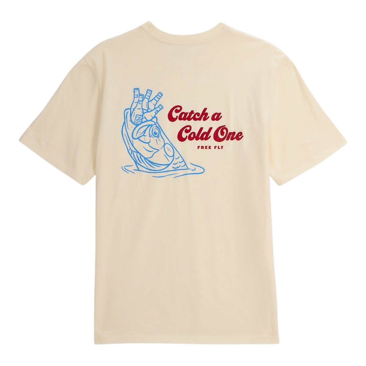 Free Fly Cold Ones Pocket Tee Bone XL