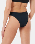 Roxy Solid Beach Classics High Leg Regular Bikini Bottom ANTHRACITE XS