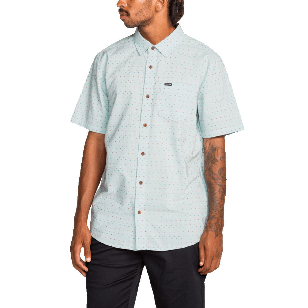 VOLCOM BANKSTONE II SS TEE Blue XXL