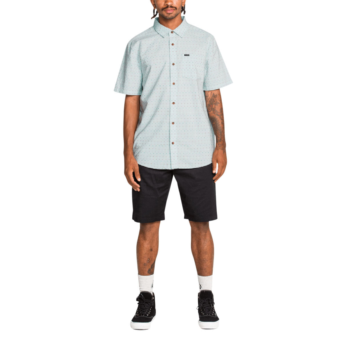 VOLCOM BANKSTONE II SS TEE Blue S