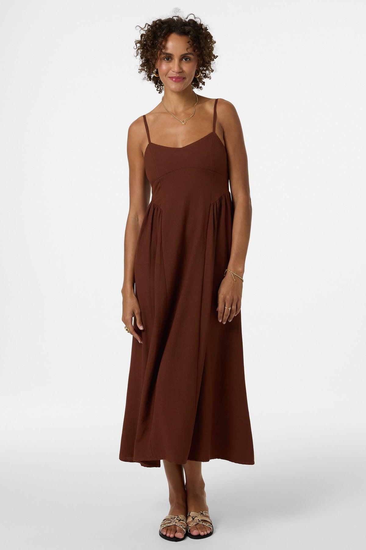 O'Neill Linden Solid Dress CBR XL