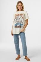 O'Neill WAVE RIDER OVERSIZED TEE Shirt Tofu XS