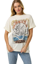 O'Neill WAVE RIDER OVERSIZED TEE Shirt Tofu S