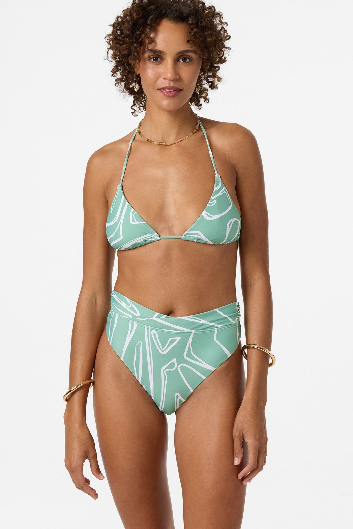 O'NEILL Ziggy Geo Venice Top Green L