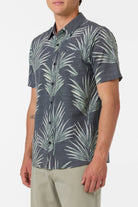 O'NEILL UPF SLUB RELAXED SS WVN SHIRT Black 2 L