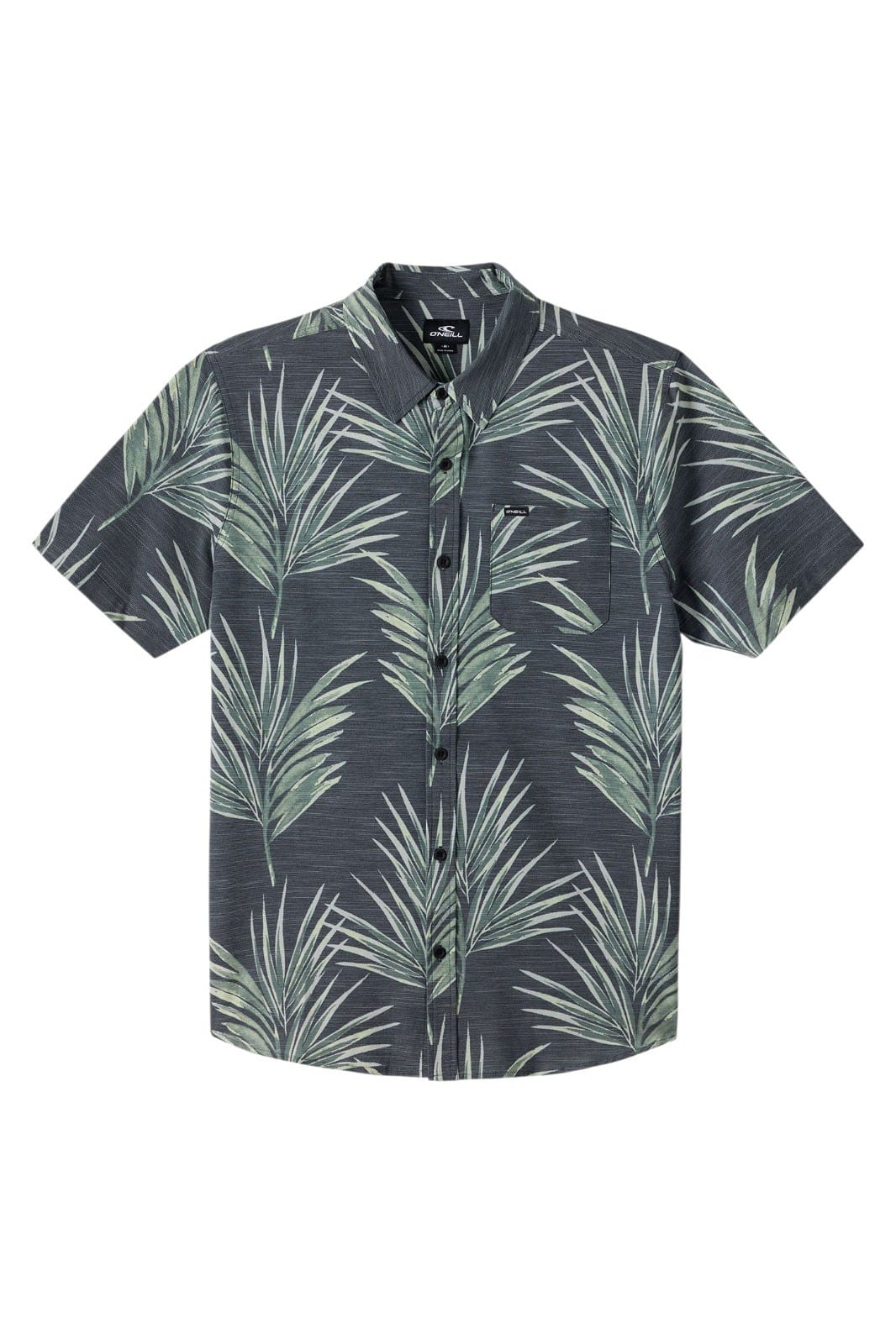 O'NEILL UPF SLUB RELAXED SS WVN SHIRT Black 2 L