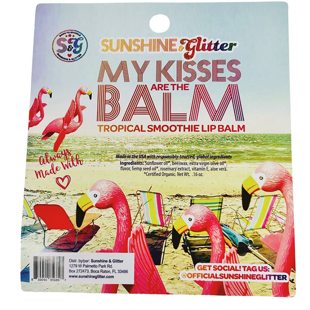 Sunshine and Glitter My Kisses Are The BALM Lip Balm