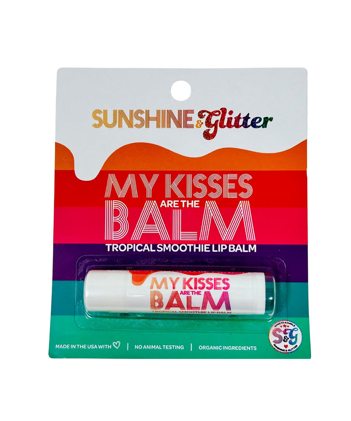 Sunshine and Glitter My Kisses Are The BALM Lip Balm