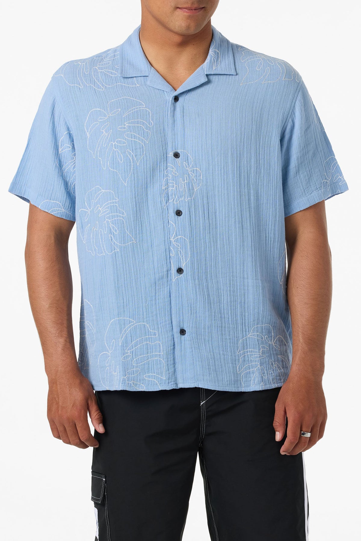 O'Neill Pipeline Rodeo Monstera SS Woven Shirt BGLS S