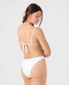 Roxy Haliewa Built Up Triangle Bikini Top BRIGHT WHITE S