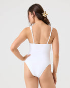 ROXY HALEIWA PLUNGE ONE PIECE BRIGHT WHITE M