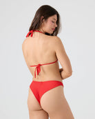 ROXY RIB ROXY LOVE TIKI TRI Top RED HOT XS