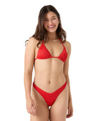 ROXY RIB ROXY LOVE TIKI TRI Top RED HOT S
