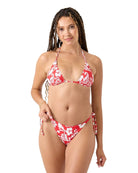 ROXY DAYS OF SUMMER TIKI TRI Top IVORYRED XS