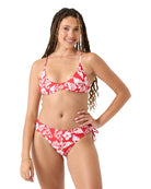 ROXY DAYS OF SUMMER ATHLETIC Top IVORYRED S