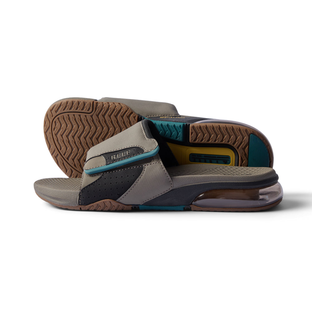 Reef Fanning + Slide Mens Sandal Tan-Spruce 13