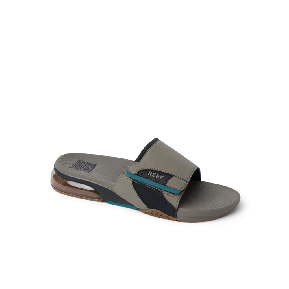 Reef Fanning + Slide Mens Sandal Tan-Spruce 10
