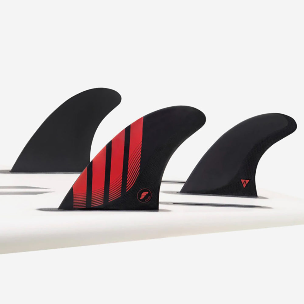 Future Fins P8 Alpha Thruster Fin Set Carbon-Red L-NEW