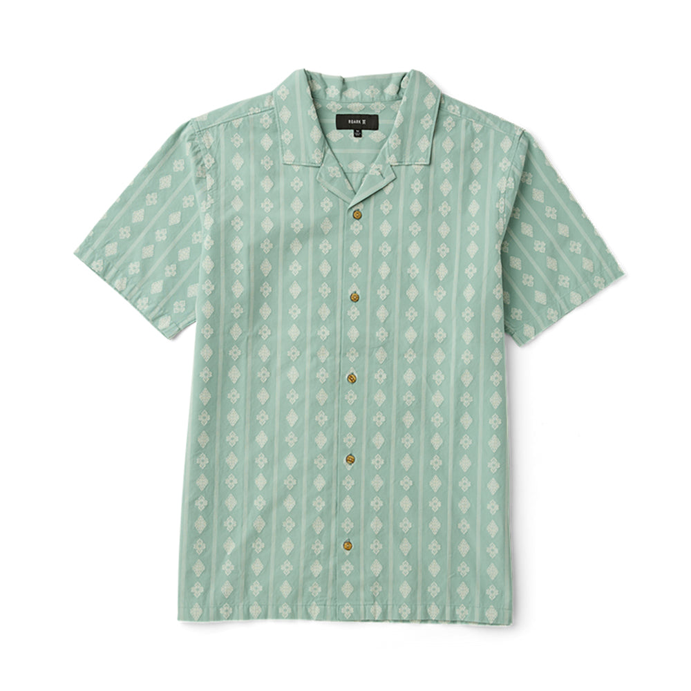 ROARK GONZO SS WOVEN Hazy Blue Jacquard L