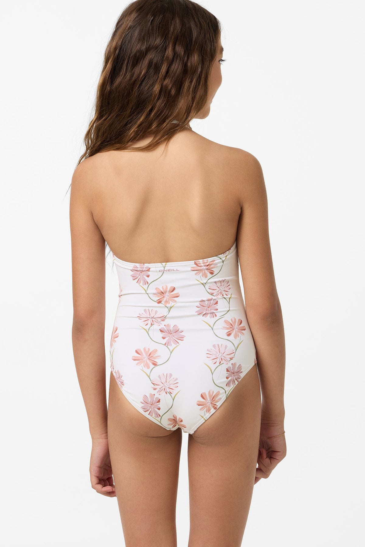 O'Neill Ivy Floral Cinched One Piece TOFU 7