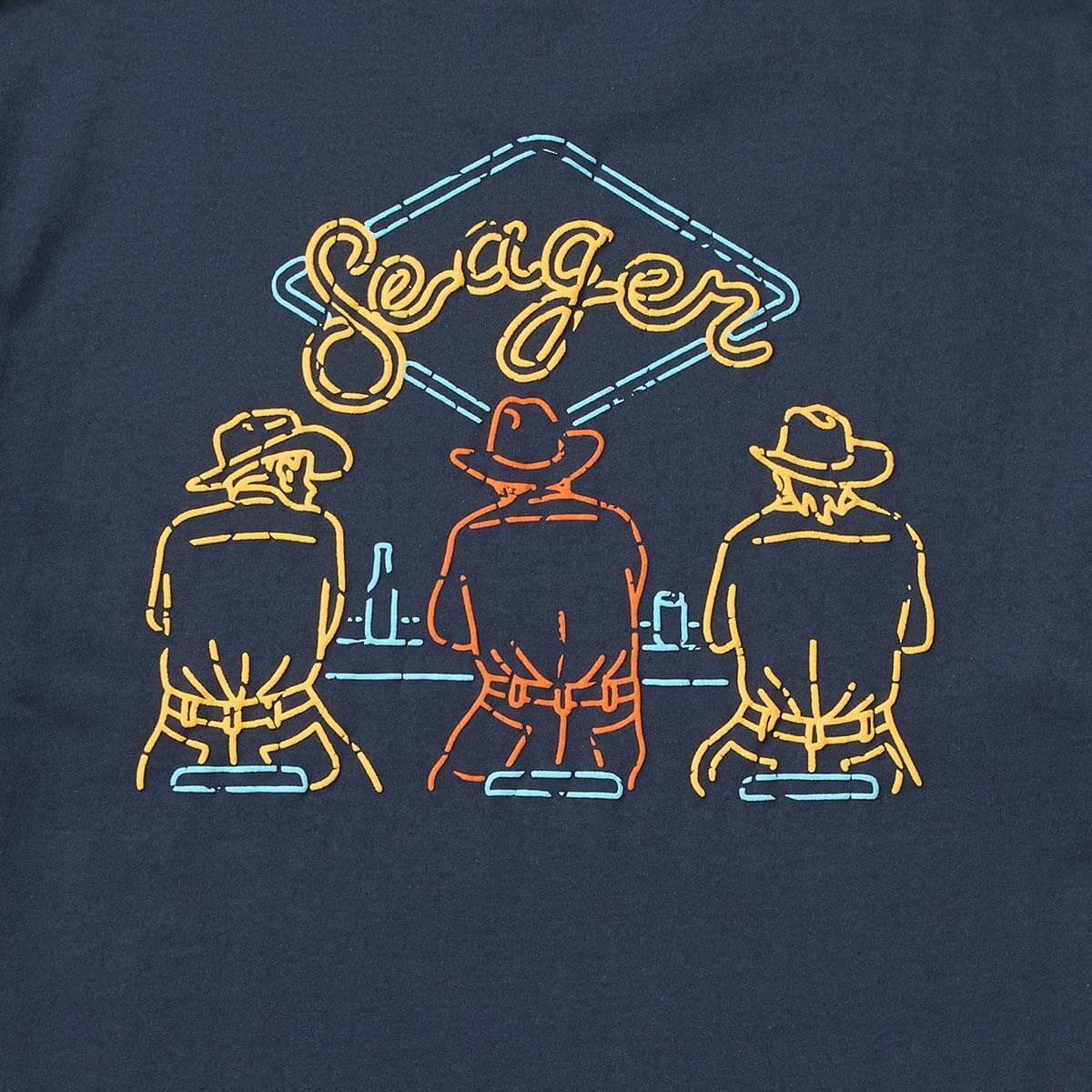 Seager Honky-Tonk Tee Navy- Shirt Navy M