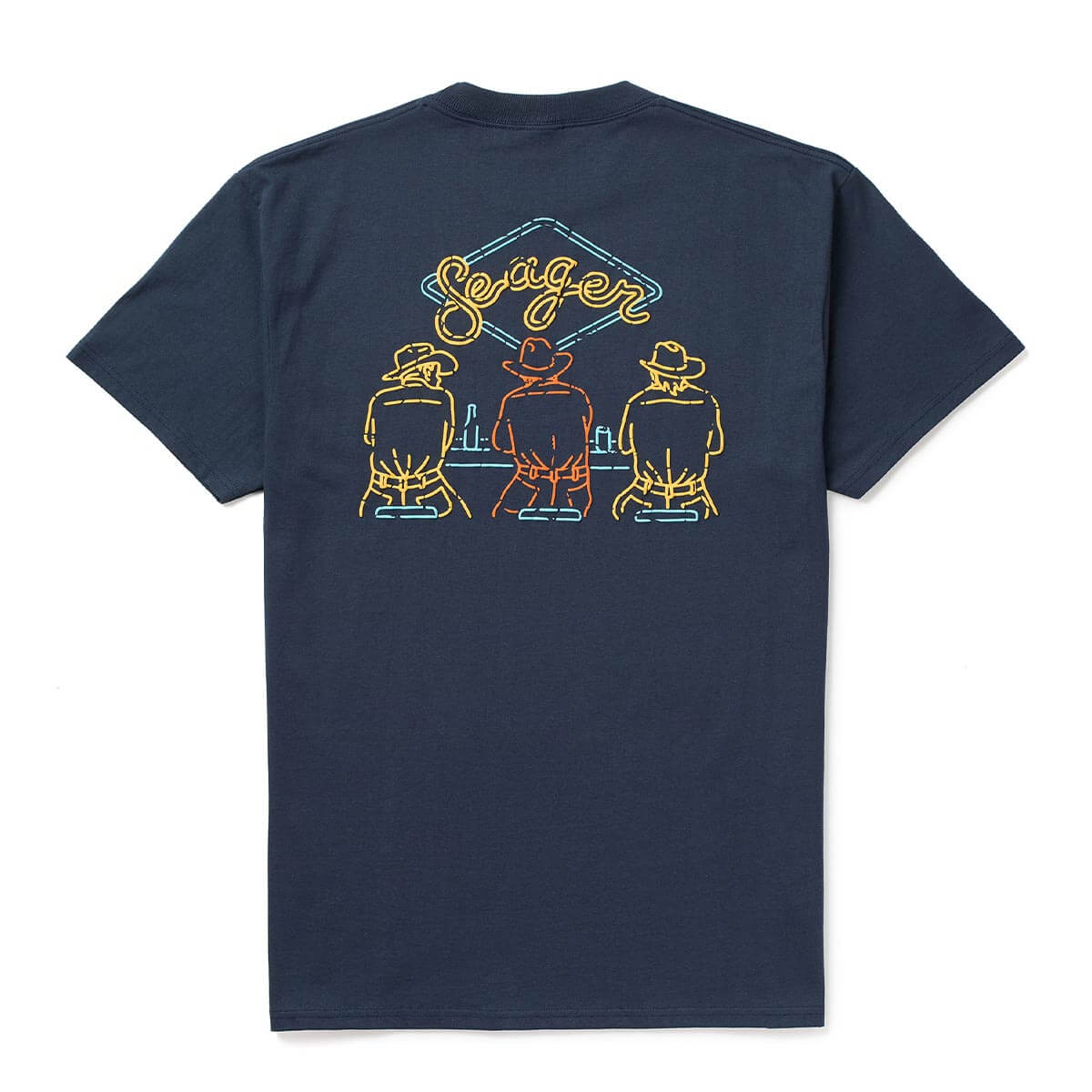 Seager Honky-Tonk Tee Navy- Shirt Navy L
