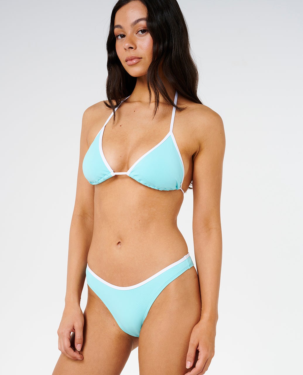 RIP CURL CLASSIC SURF HIGH SKIMPY BOTTOM SEA BLUE M