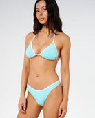 RIP CURL CLASSIC SURF HIGH SKIMPY BOTTOM SEA BLUE XS