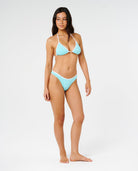 RIP CURL CLASSIC SURF HIGH SKIMPY BOTTOM SEA BLUE S