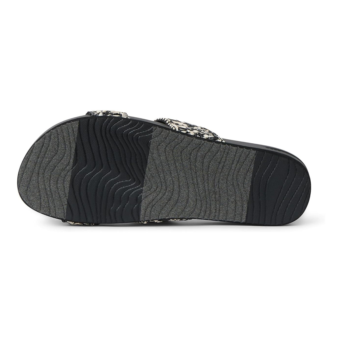Reef Cushion Vista Womens Sandal Black-White Braid 5