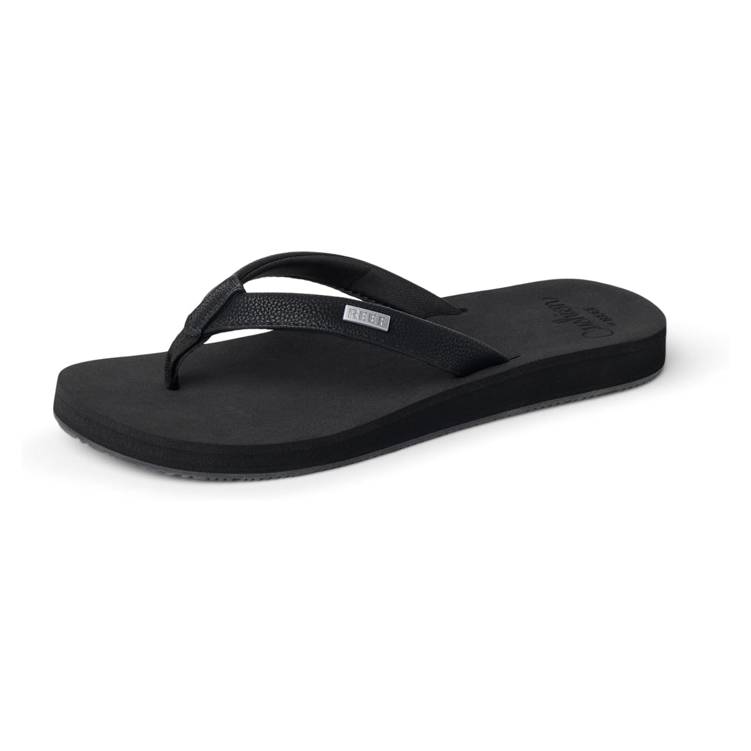 Reef Baja Sands Womens Sandal Black-Black 7