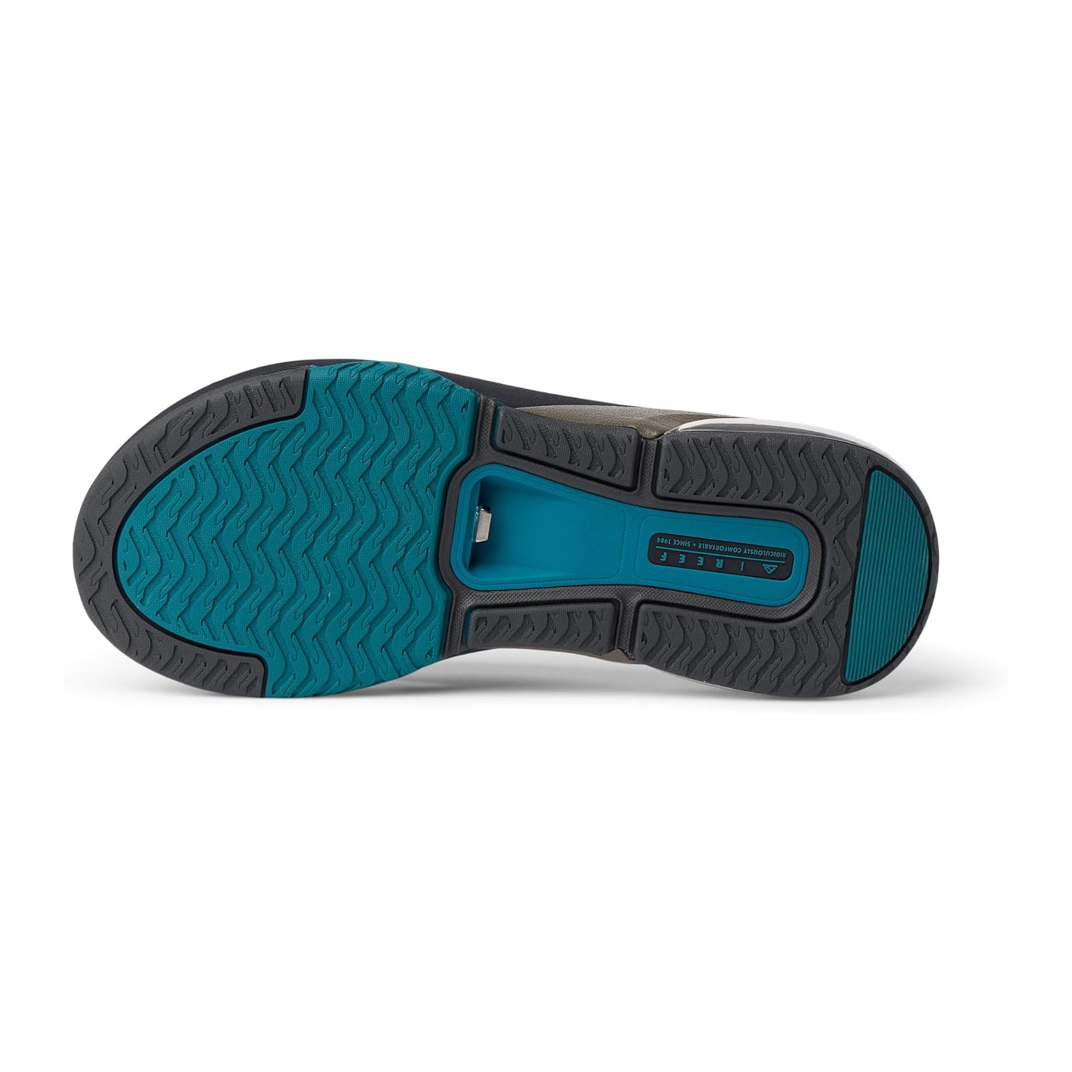 Reef Fanning + Mens Sandal Tan-Grey-Spruce 10