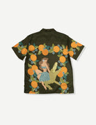 Duvin Tropical Orange SS Woven Black M