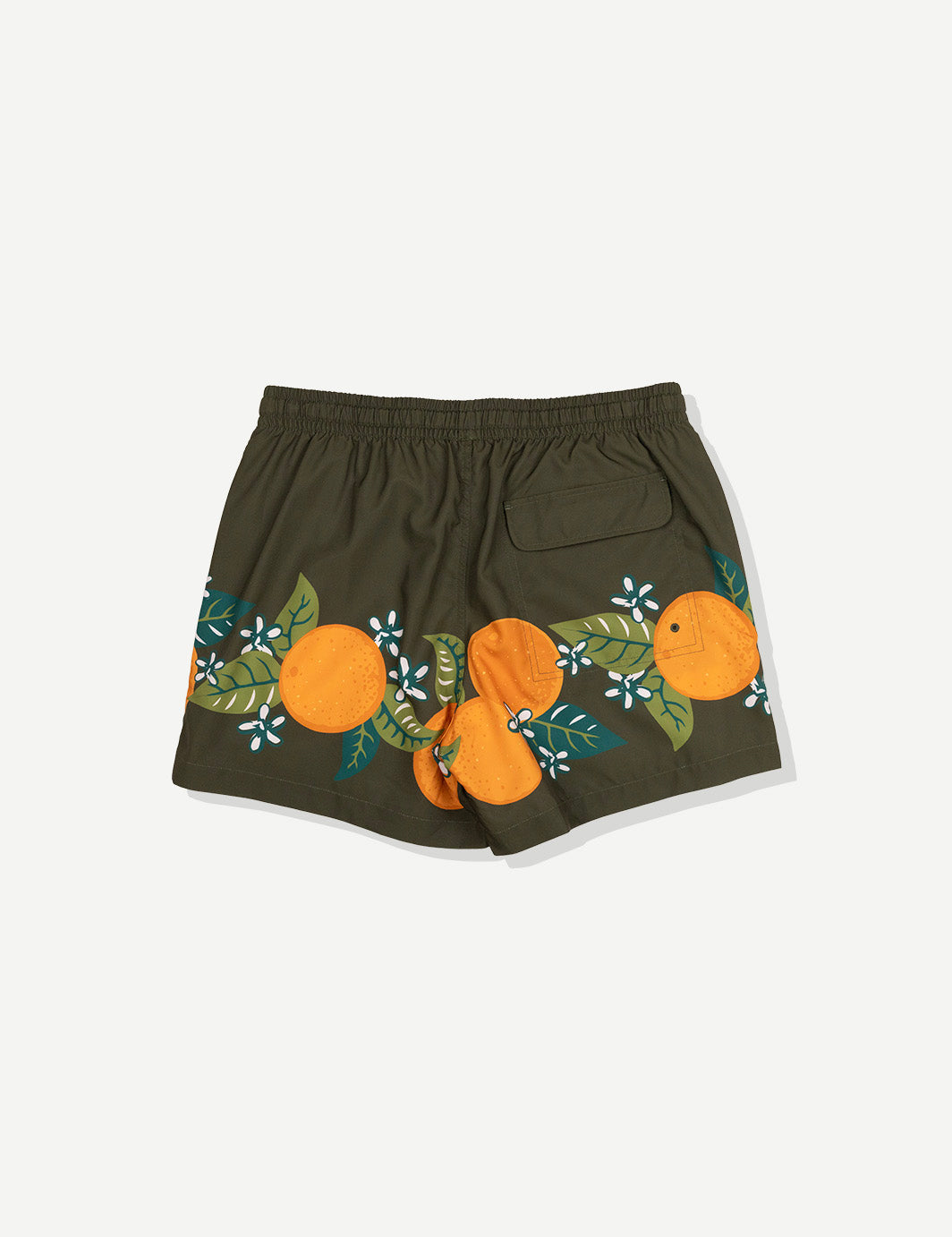 Duvin Tropical Orange Swim Short Black S