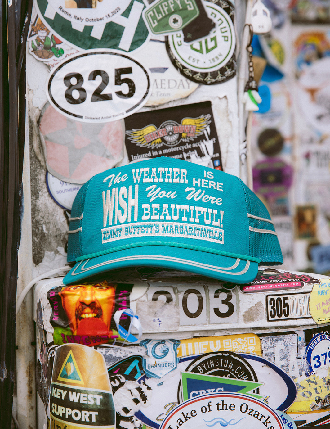 Duvin x Margaritaville Beautiful Hat Teal OS