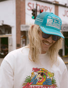 Duvin x Margaritaville Beautiful Hat Teal OS
