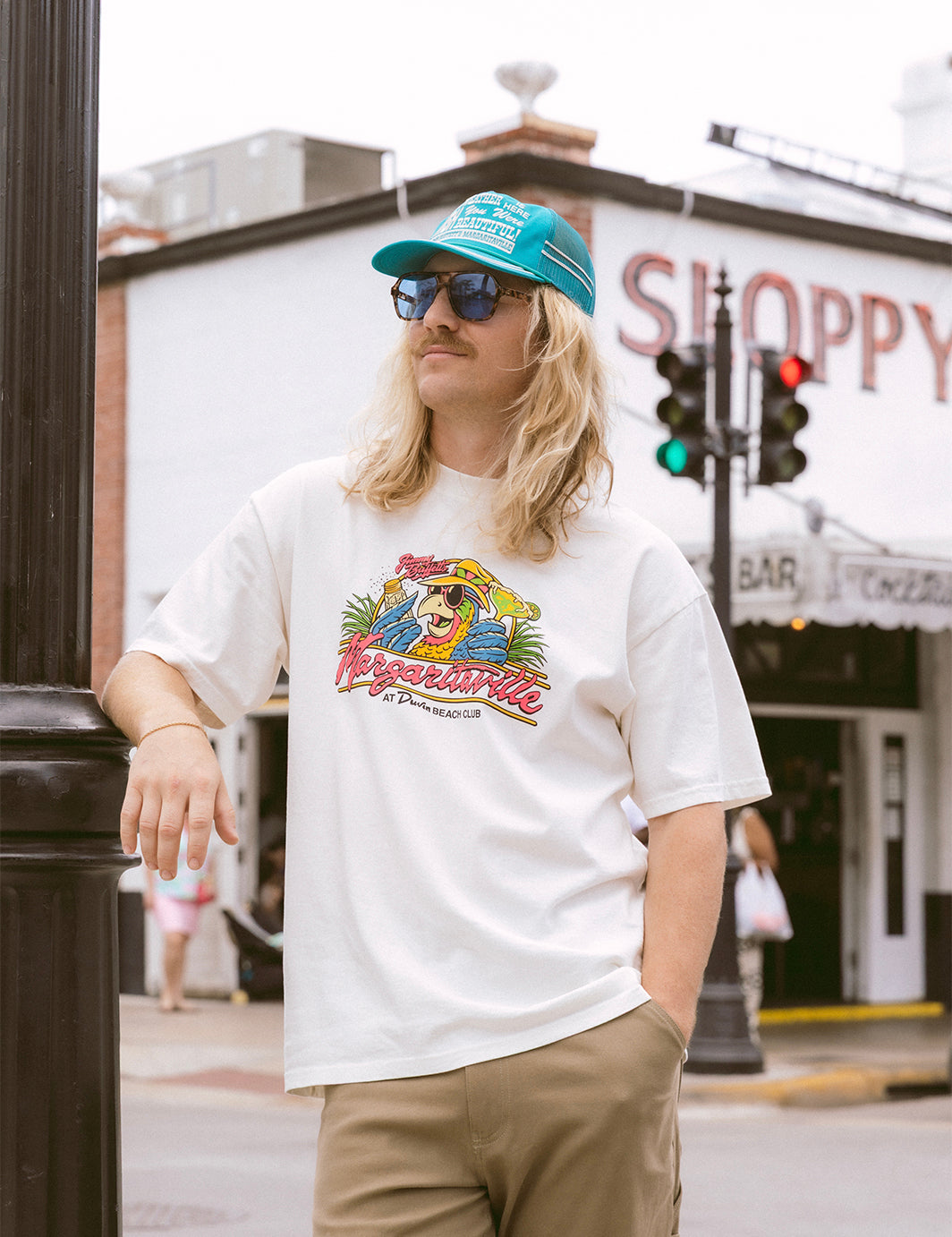 Duvin x Margaritaville Beautiful Hat Teal OS
