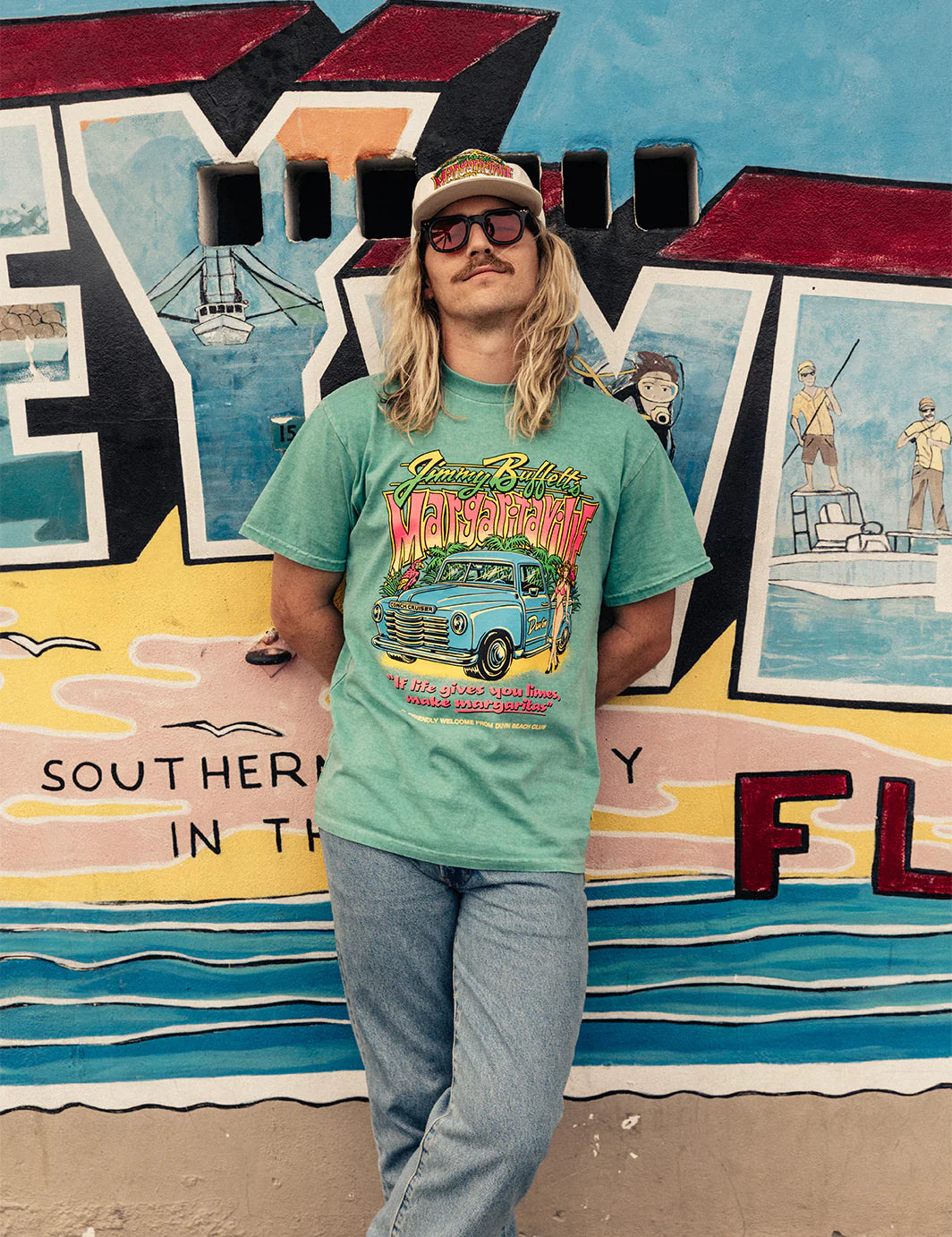 Duvin x Margaritaville Cruiser SS Tee Teal S