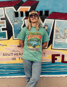 Duvin x Margaritaville Cruiser SS Tee Teal XL