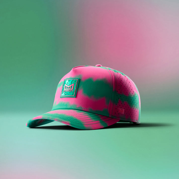 Melin Hydro Odysea Neon Tie Dye Hat Neo Pink C